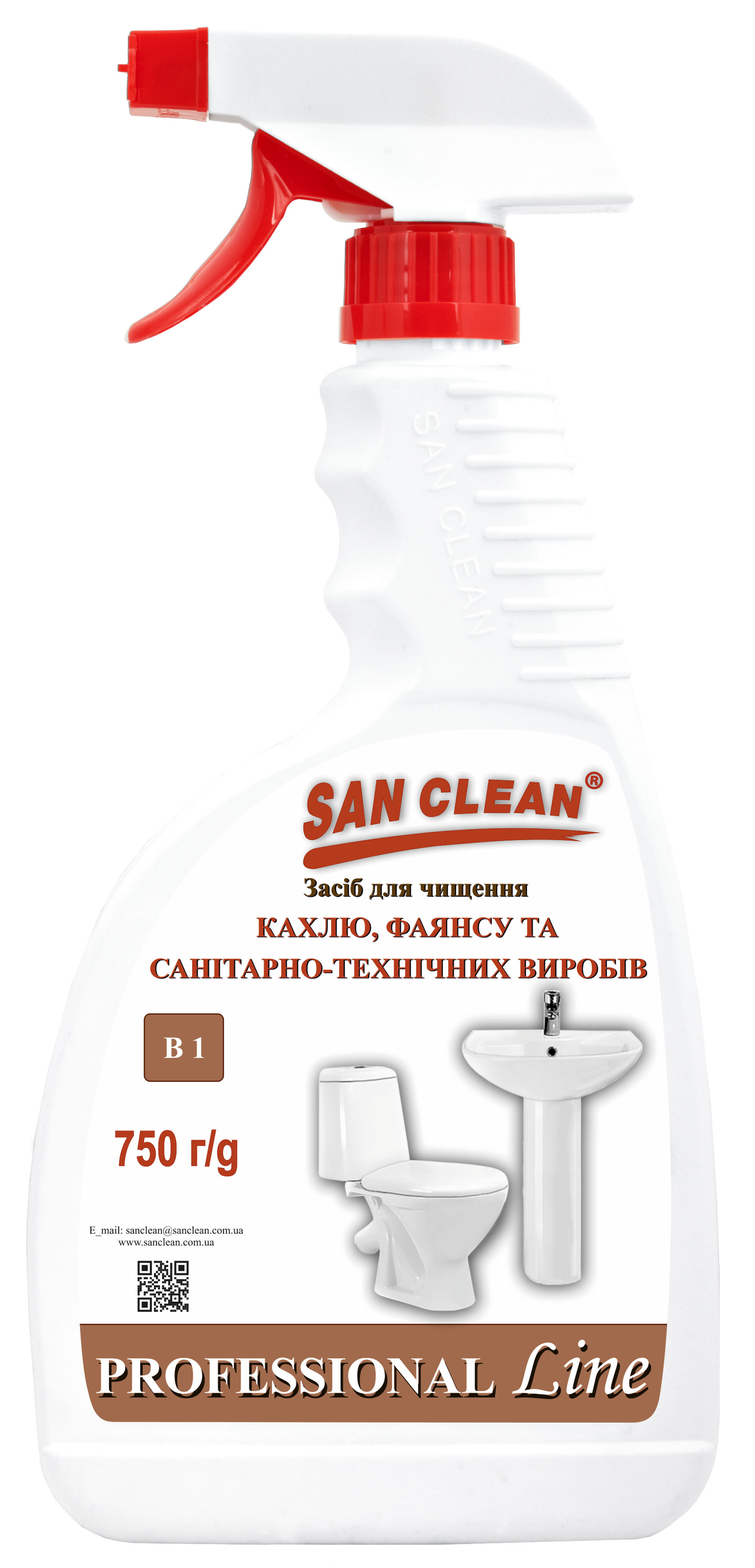 CLEANING AGENT FOR TILES, FAIENCE AND SANITARY WARE