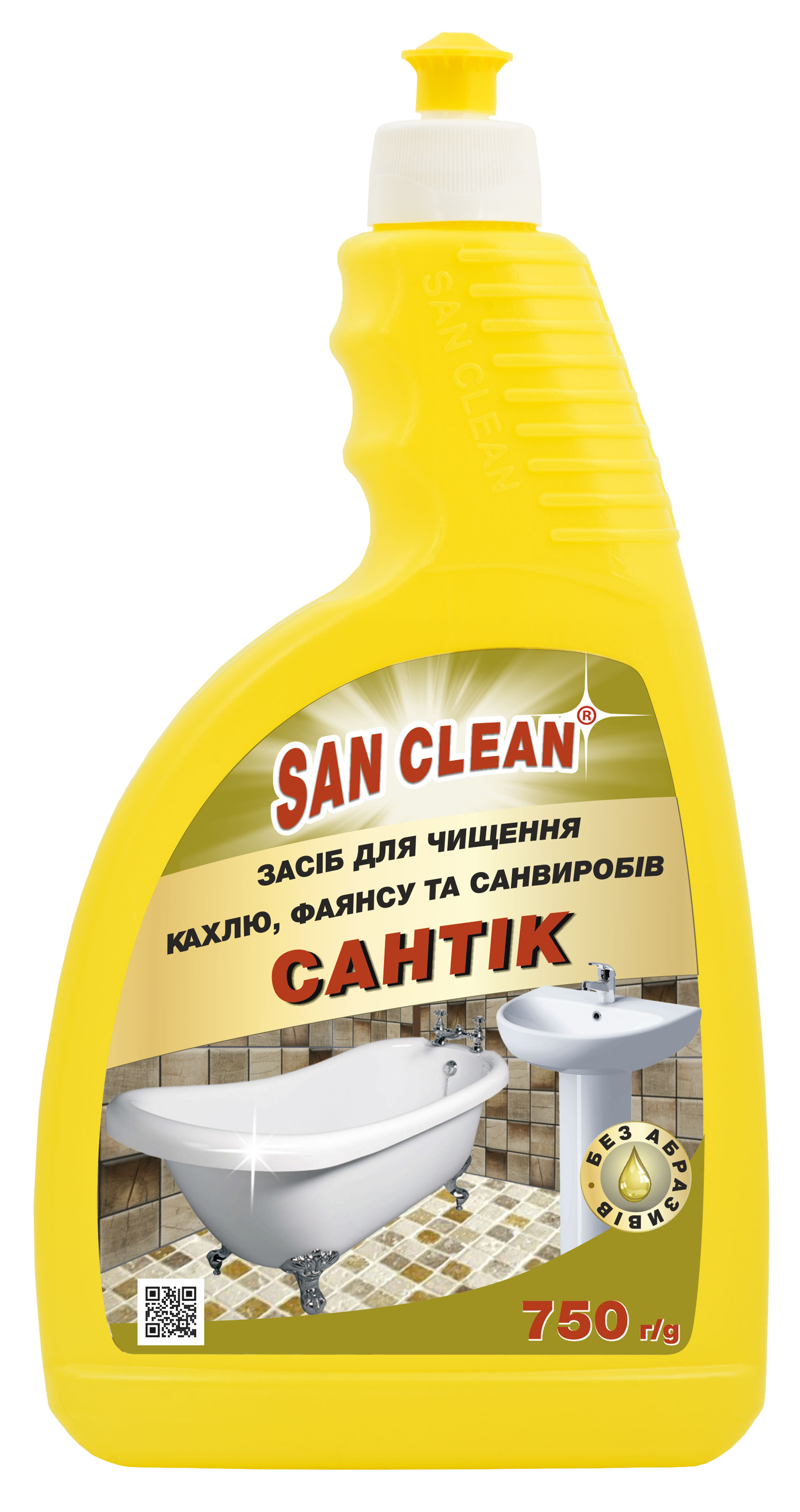SANTIK, CLEANER FOR TILES, FAIENCE AND SANITARY PRODUCTS
